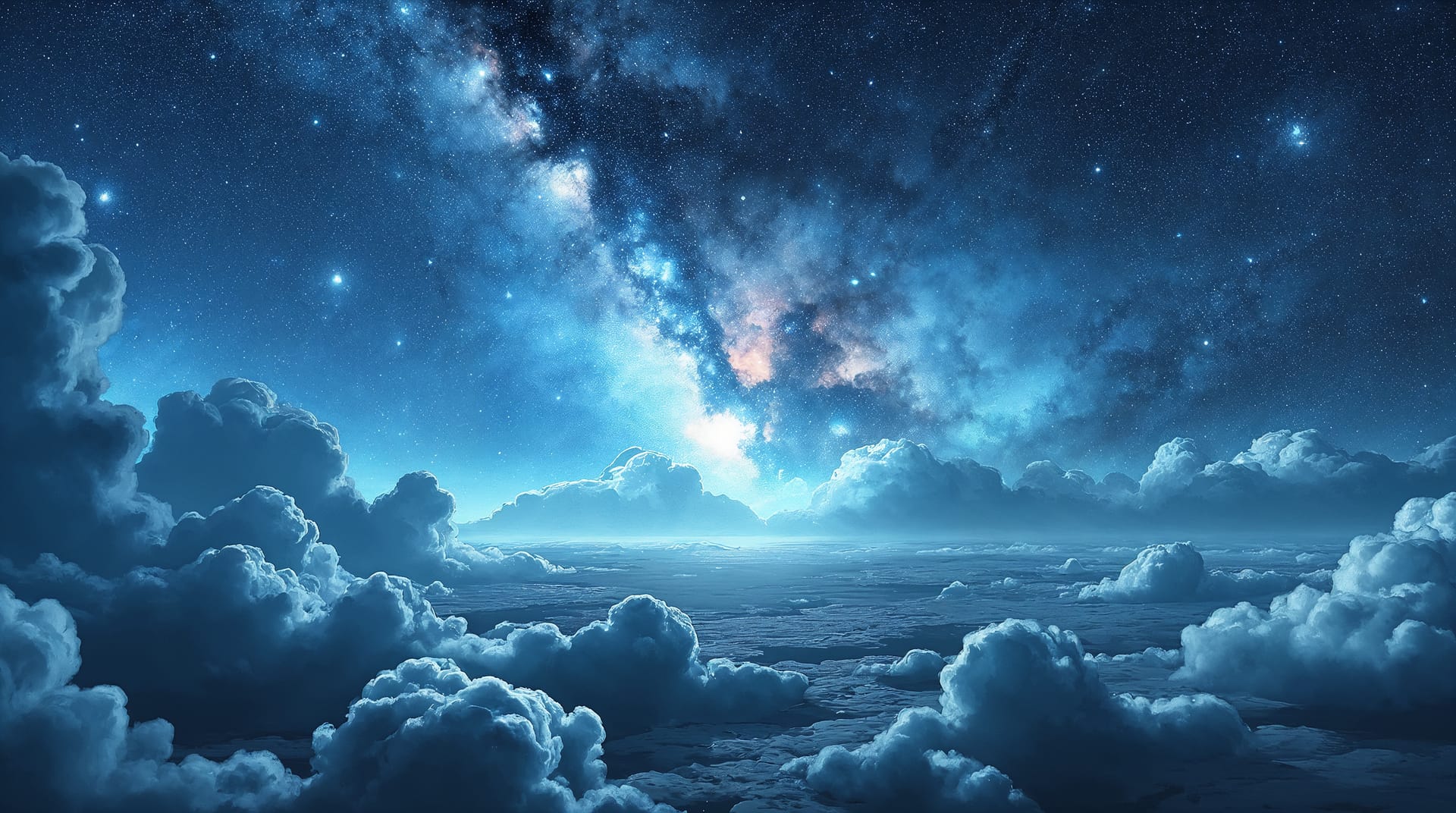 Nebula hero background